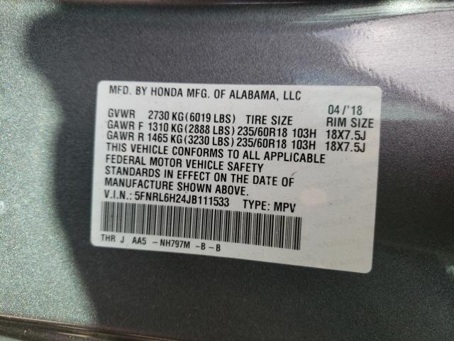 2018 HONDA ODYSSEY LX 5FNRL6H24JB111533