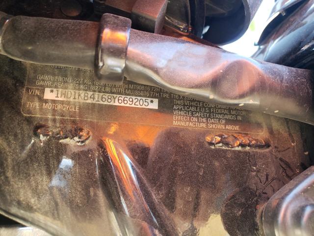 2008 HARLEY-DAVIDSON FLHX 1HD1KB4168Y669205