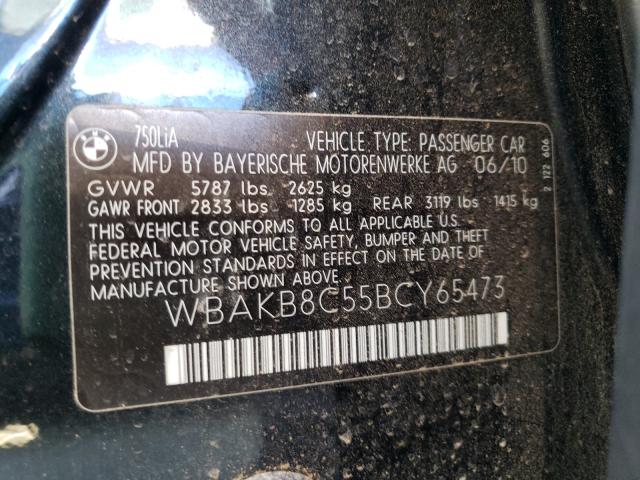 2011 BMW 750 LI - WBAKB8C55BCY65473