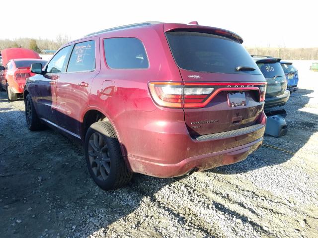 2017 DODGE DURANGO GT 1C4RDJDG3HC697005