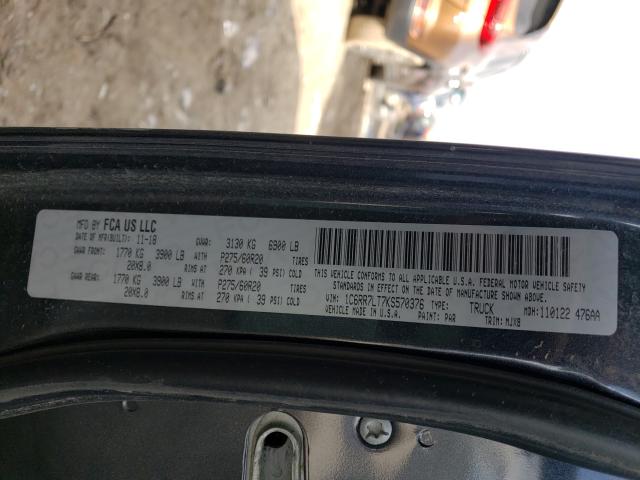 2019 RAM 1500 CLASS 1C6RR7LT7KS570376