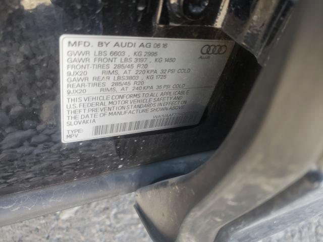 2017 AUDI Q7 PRESTIG WA1VAAF77HD020564