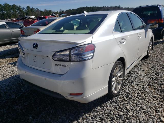 2010 LEXUS HS 250H JTHBB1BA4A2000778