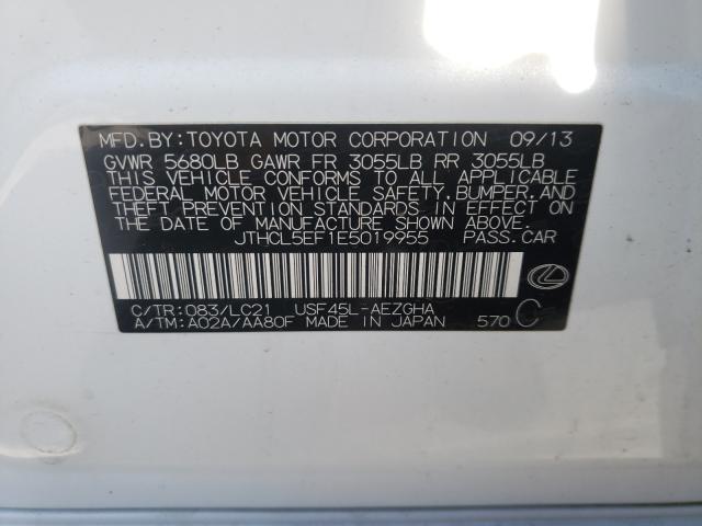 2014 LEXUS LS 460 JTHCL5EF1E5019955