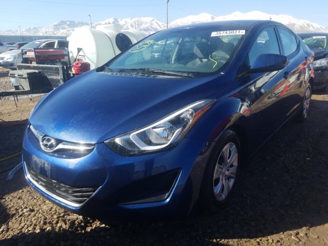 2016 HYUNDAI ELANTRA SE 5NPDH4AE9GH710443