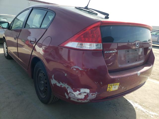 2010 HONDA INSIGHT LX JHMZE2H5XAS033631