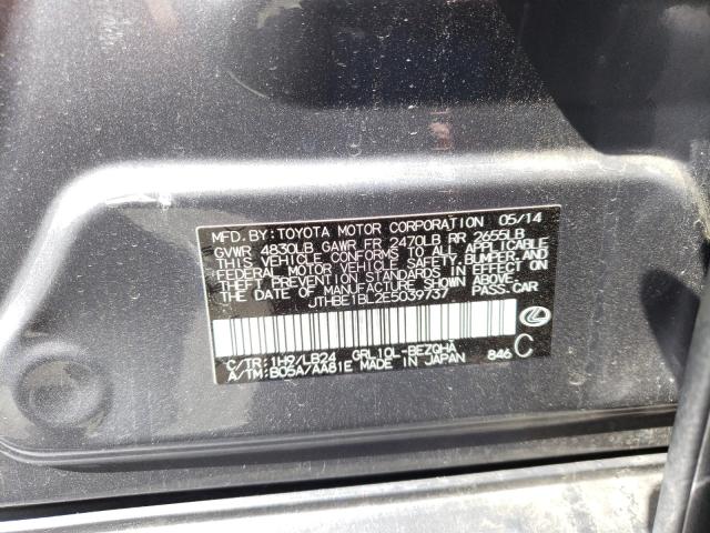 2014 LEXUS GS 350 JTHBE1BL2E5039737