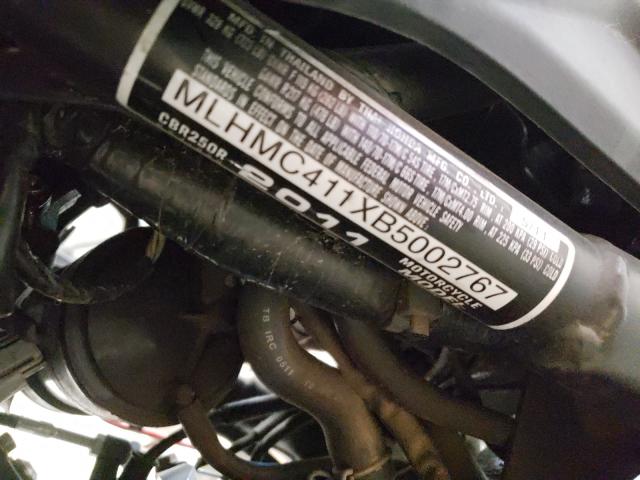 2011 HONDA CBR250 R MLHMC411XB5002767