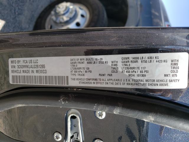 2020 RAM 3500 LONGH 3C63RRKL4LG261265