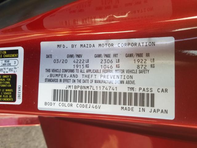 2020 MAZDA 3 PREMIUM JM1BPBNM7L1174741