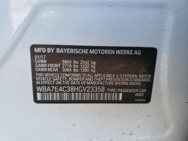 Фото: WBA7E4C38HGV23358 - 10