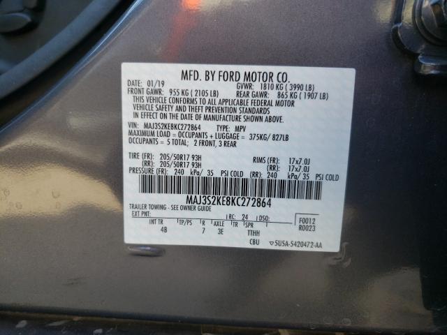 2019 FORD ECOSPORT T MAJ3S2KE8KC272864