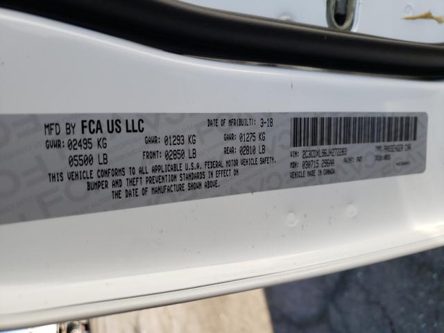 2018 DODGE CHARGER SR 2C3CDXL96JH272283