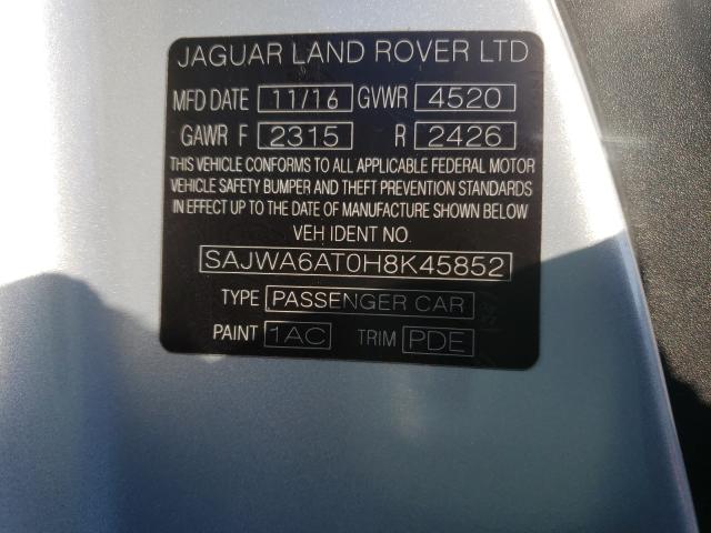 2017 JAGUAR F-TYPE SAJWA6AT0H8K45852