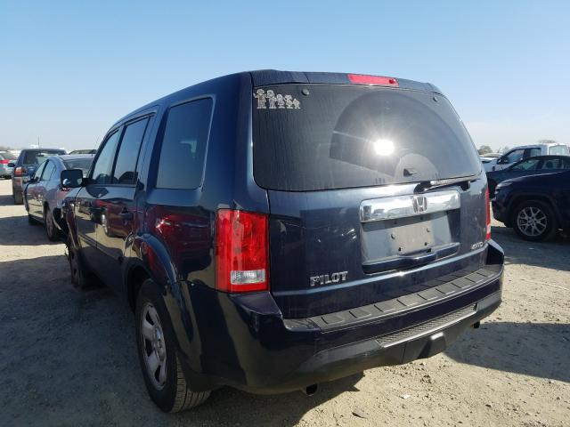 2012 HONDA PILOT LX 5FNYF4H28CB034997