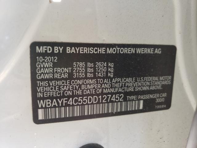 2013 BMW 740 LXI WBAYF4C55DD127452