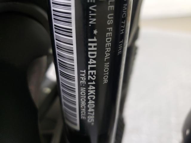 2019 HARLEY-DAVIDSON XL883 N 1HD4LE214KC404785