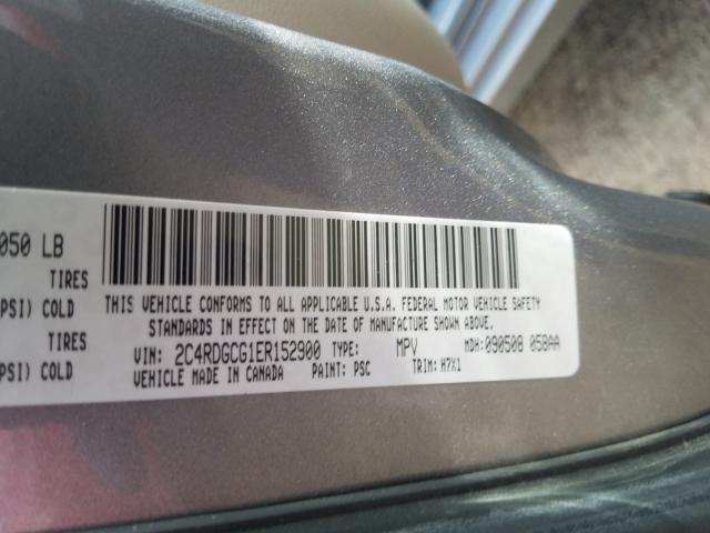 2014 DODGE GRAND CARA 2C4RDGCG1ER152900