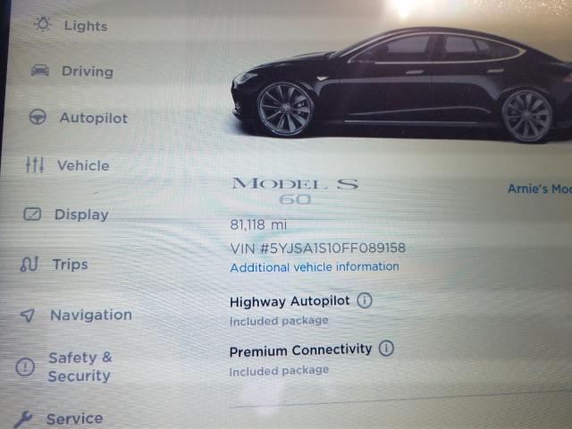 2015 TESLA MODEL S 70 5YJSA1S10FF089158