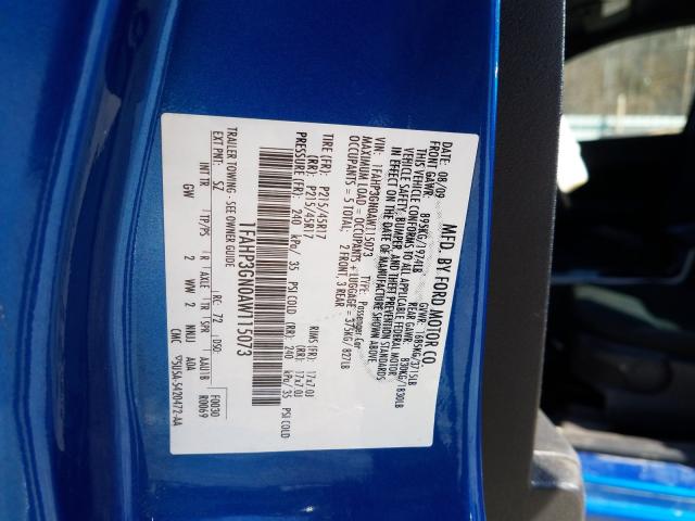 2010 FORD FOCUS SES 1FAHP3GN0AW115073