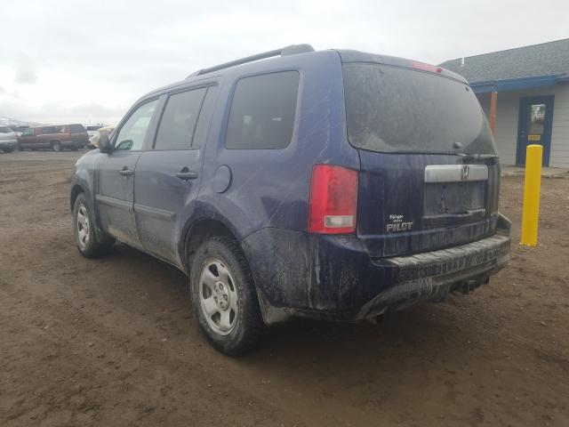 2013 HONDA PILOT LX 5FNYF4H25DB033582