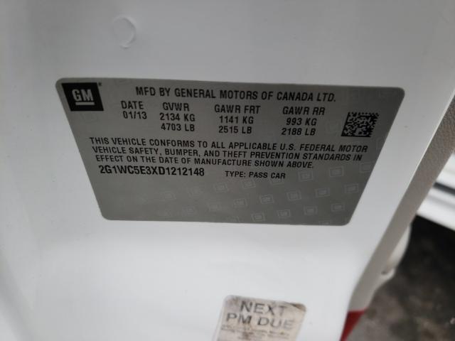 2013 CHEVROLET IMPALA 2G1WC5E3XD1212148