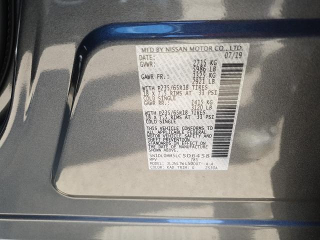 2020 INFINITI QX60 LUXE 5N1DL0MM5LC506458