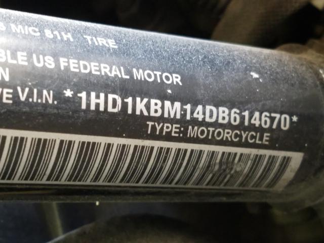 2013 HARLEY-DAVIDSON FLHX STREE 1HD1KBM14DB614670