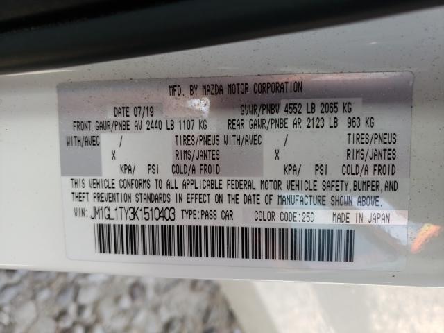 2019 MAZDA 6 GRAND TO JM1GL1TY3K1510403