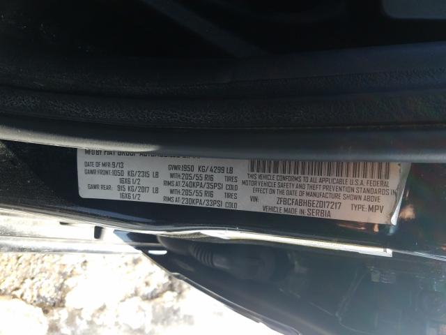 2014 FIAT 500L EASY ZFBCFABH6EZ017217