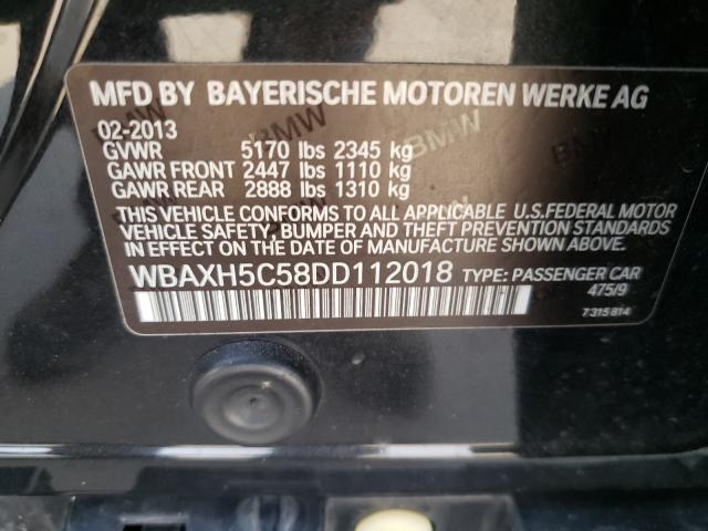 2013 BMW 528 XI WBAXH5C58DD112018