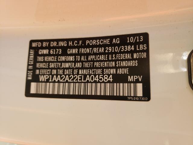 2014 PORSCHE 911 CAR2/R WP1AA2A22ELA04584