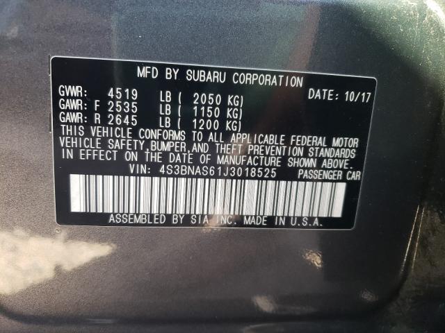 2018 SUBARU LEGACY SPO 4S3BNAS61J3018525