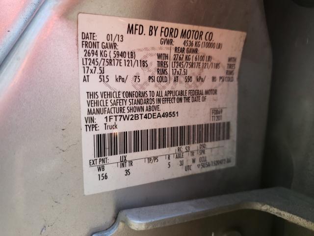 1FT7W2BT4DEA49551 Ford F250 Super 2013. Фото: 9
