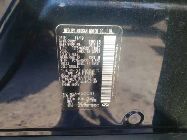 2020 INFINITI QX80 LUXE JN8AZ2NF9L9702163