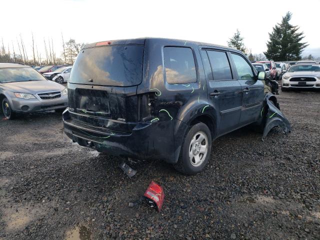 2013 HONDA PILOT LX 5FNYF4H24DB024629