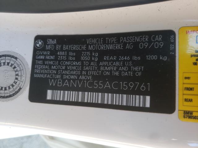 2010 BMW 528 XI WBANV1C55AC159761