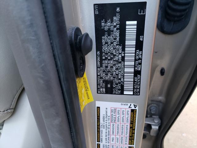 2011 LEXUS GX460 JTJBM7FX2B5034969