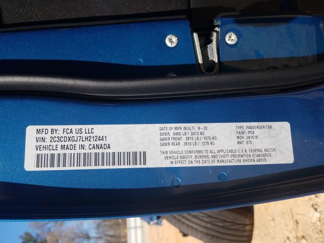 2020 DODGE CHARGER SC 2C3CDXGJ7LH212441