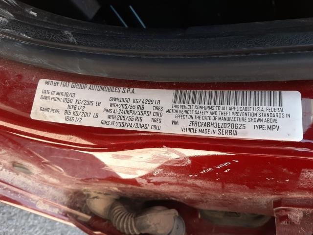 2014 FIAT 500L EASY ZFBCFABH3EZ020625