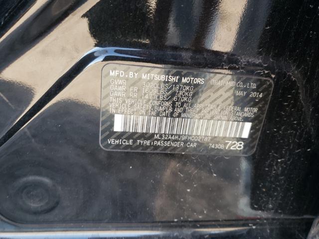 2015 MITSUBISHI MIRAGE ES ML32A4HJ9FH002787