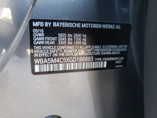 2016 BMW 535 XIGT WBA5M4C5XGD186865