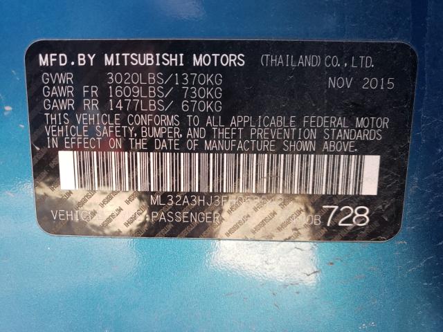 2015 MITSUBISHI MIRAGE DE ML32A3HJ3FH058542