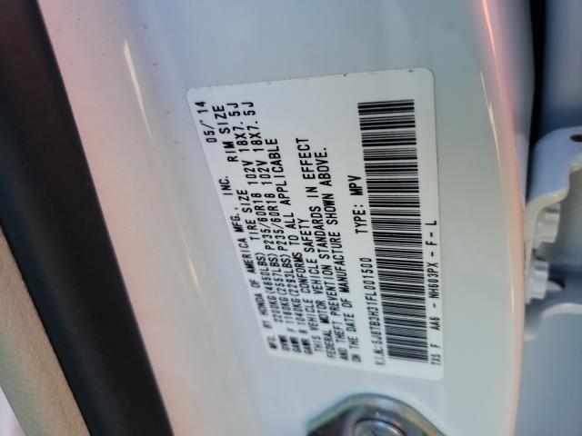 2015 ACURA RDX 5J8TB3H31FL001500