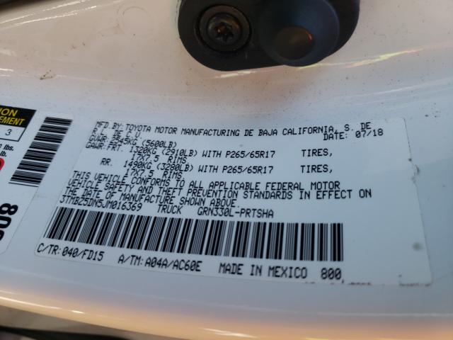 2018 TOYOTA TACOMA 3TMBZ5DN5JM016369