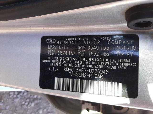 2015 HYUNDAI ACCENT GS KMHCT5AE7FU226948