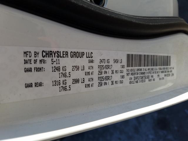2011 DODGE JOURNEY MA 3D4PG1FG0BT561683
