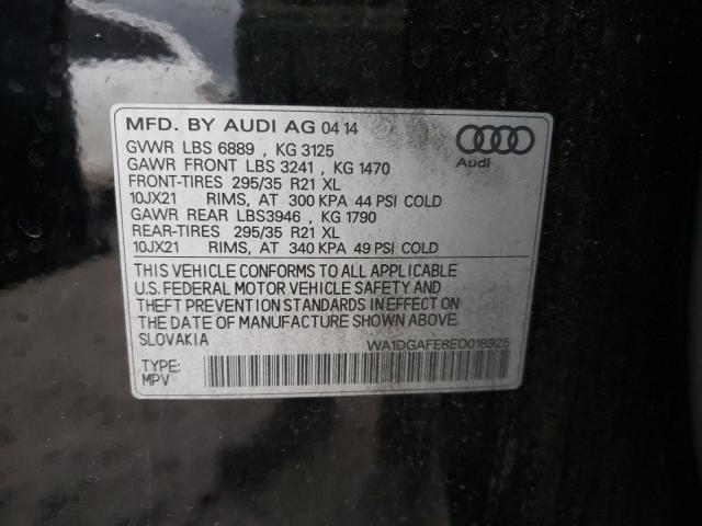 2014 AUDI Q7 PRESTIG WA1DGAFE8ED018925