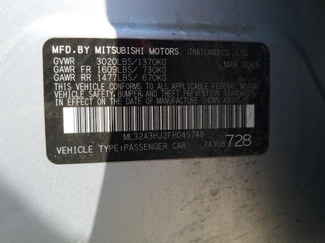 2015 MITSUBISHI MIRAGE DE ML32A3HJ2FH045748