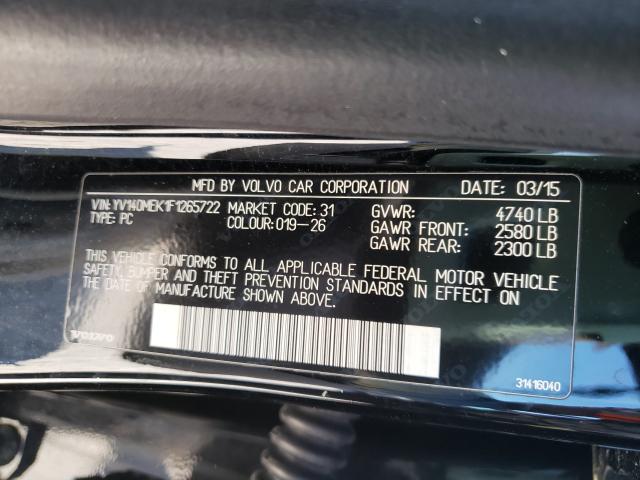 2015 VOLVO V60 PREMIE YV140MEK1F1265722
